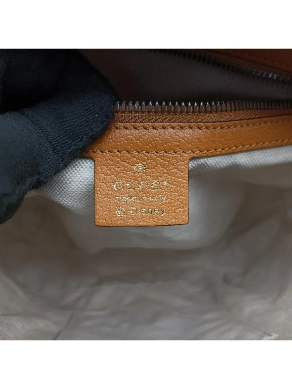 Gucci Three Little Pigs Brown Leather Backpack